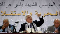 Abbás na kongresu Fatahu