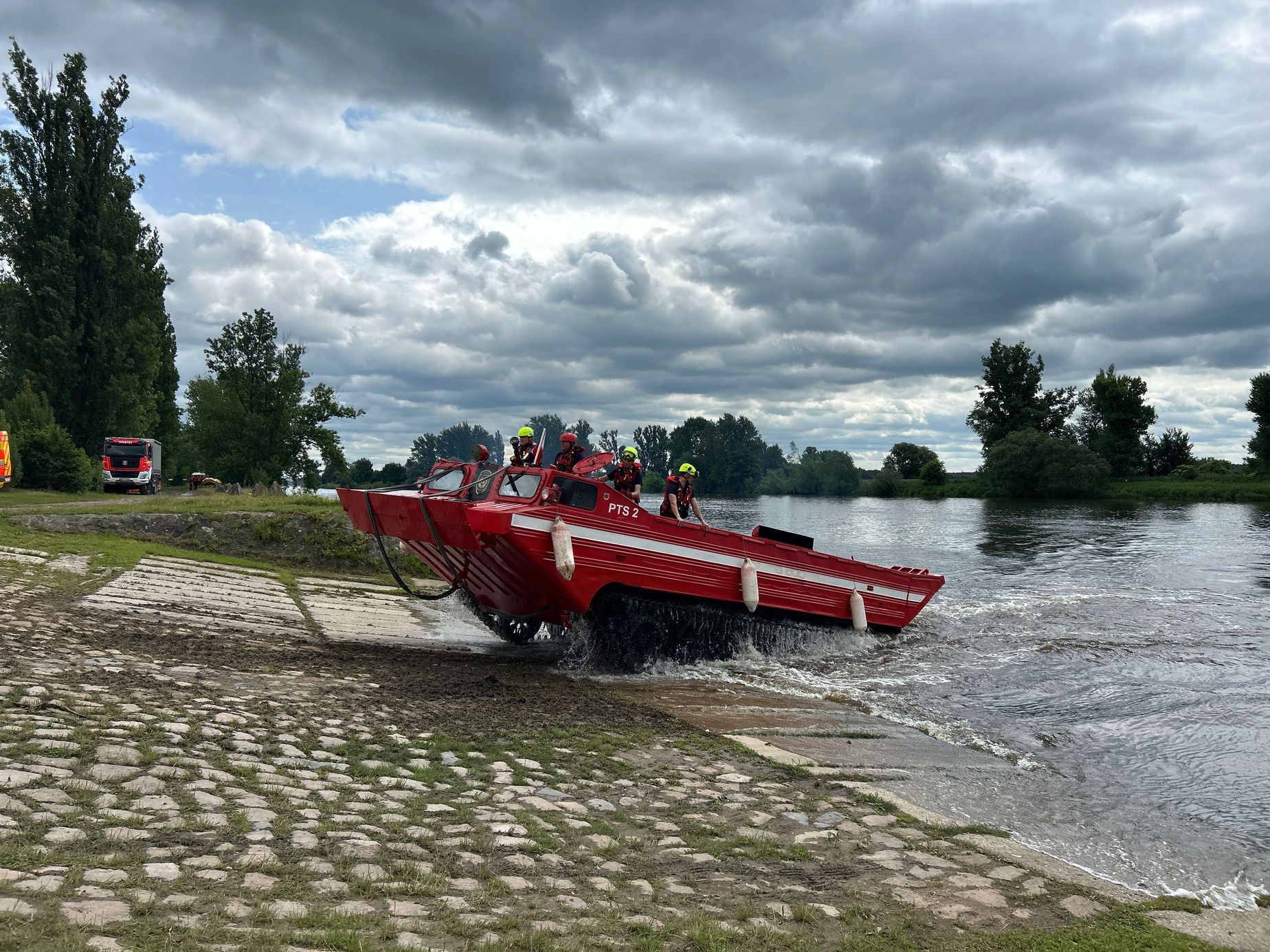Cvičení hasičů, ZÚ HZS ČR, Litoměřice, Hasičské slavnosti, Kalan a PTS