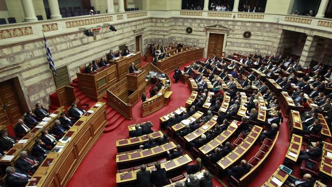 Řecký parlament.