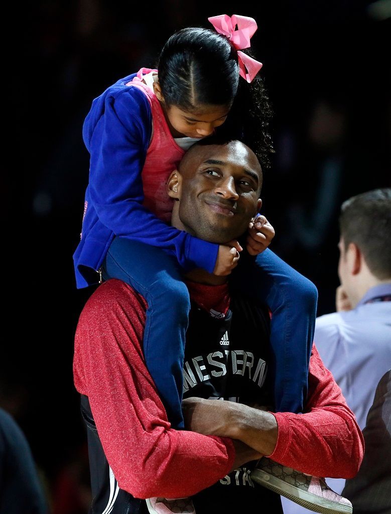 All Star Game NBA - dovednostní soutěž (Kobe Bryant s dcerou Natalií)