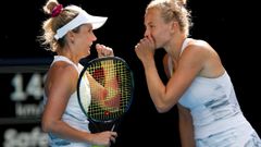 Storm Hunterová a Kateřina Siniaková, Australian Open 2024