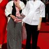 Jury member actress Leila Hatami and director Sofia Coppola  pose on the red carpet as they arrive for the screening of the film &quot;Futatsume no mado&quot; in competition at the 67th Cannes Film Fe