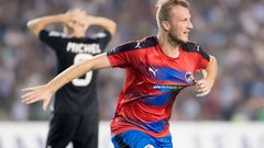 Michal Krmenčík vstřelil v Baku postupový gól Plzně v duelu s Karabachem