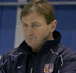 Trenér hokejové reprezentace Alois Hadamczik