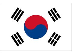 Vlajka Jižní Koreje.