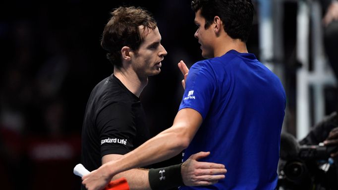 Andy Murray a Milos Raonic, Turnaj mistrů 2016, semifinále