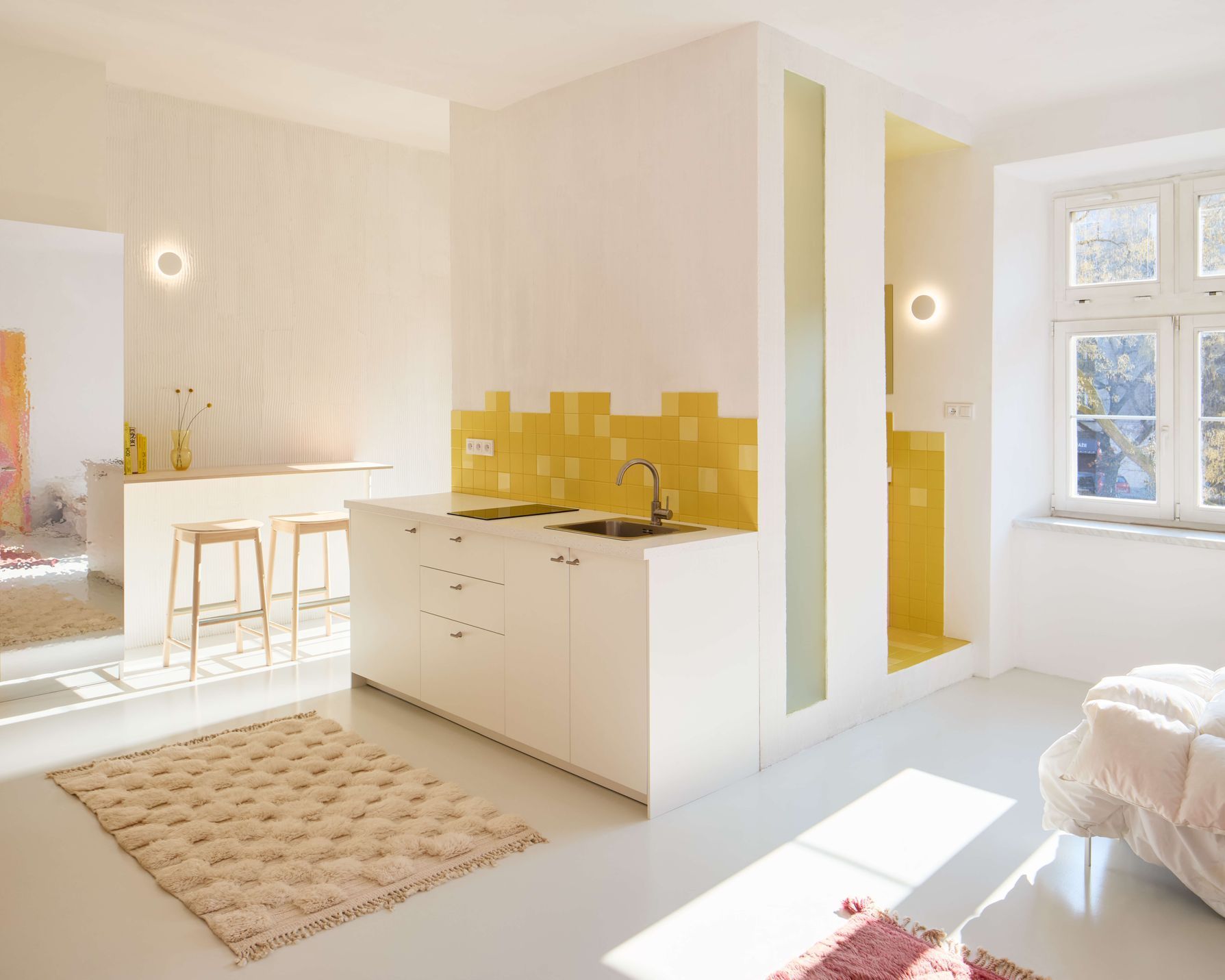 byt, rekonstrukce, bydlení, malířka, barvy, interiér