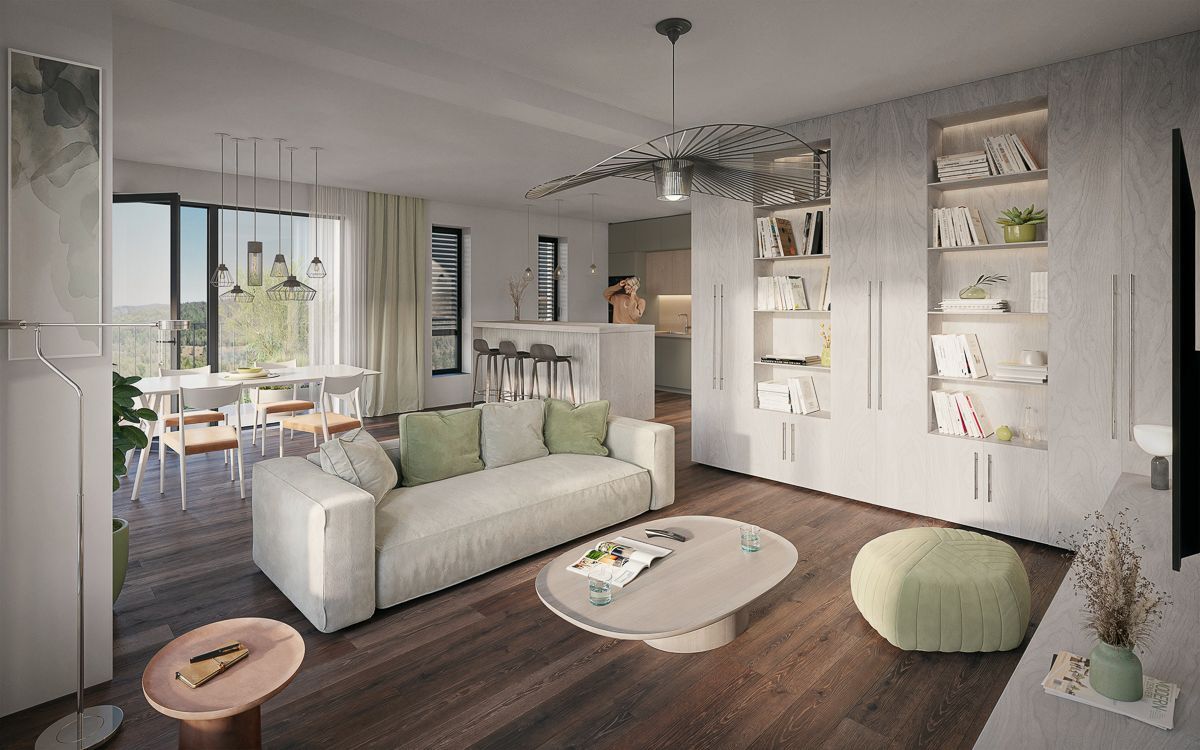 nová kunratická, bydlení, rezidence, byty, Kunratice, Praha, stavba