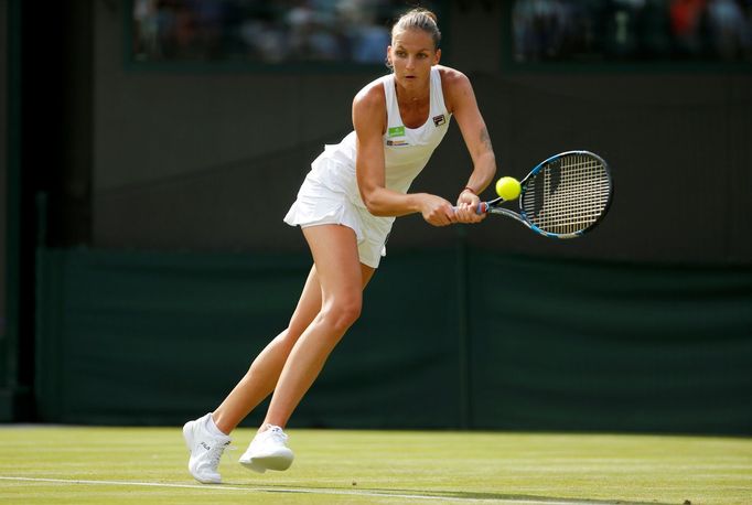 První kolo Wimbledonu 2017: Karolína Plíšková