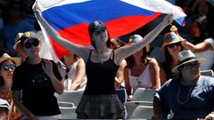 Australian Open, ruská vlajka