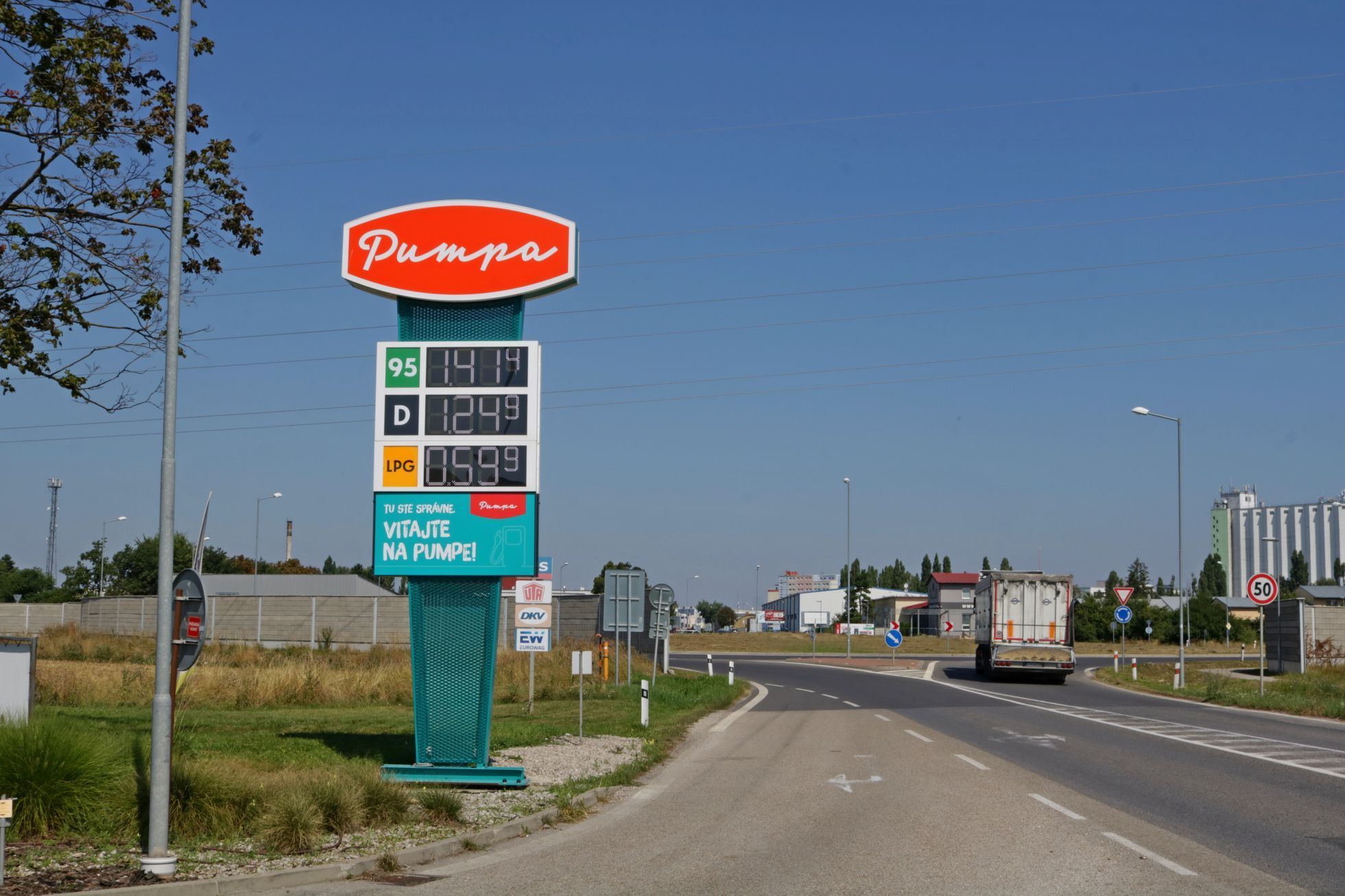 Čerpací stanice Pumpa Matúškovo Slovensko