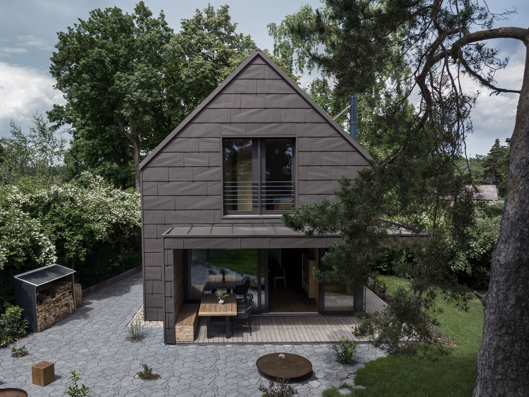 lesní chata u Prahy