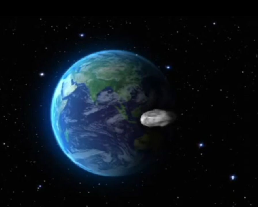 Vizualizace asteroidu 2011 AG5