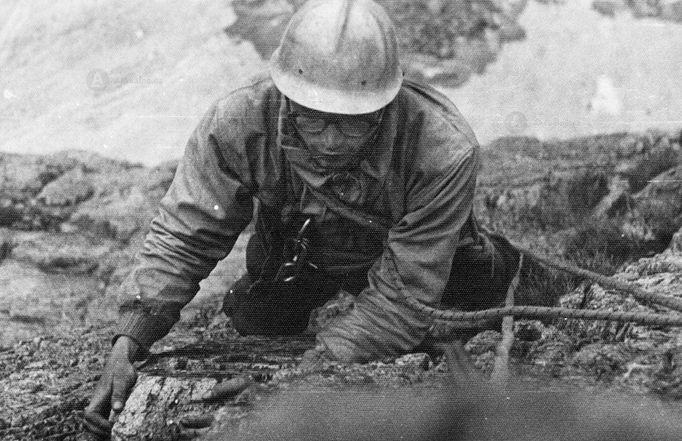 Ivan Bortel na Kolovém štítu, Vysoké Tatry, 1965