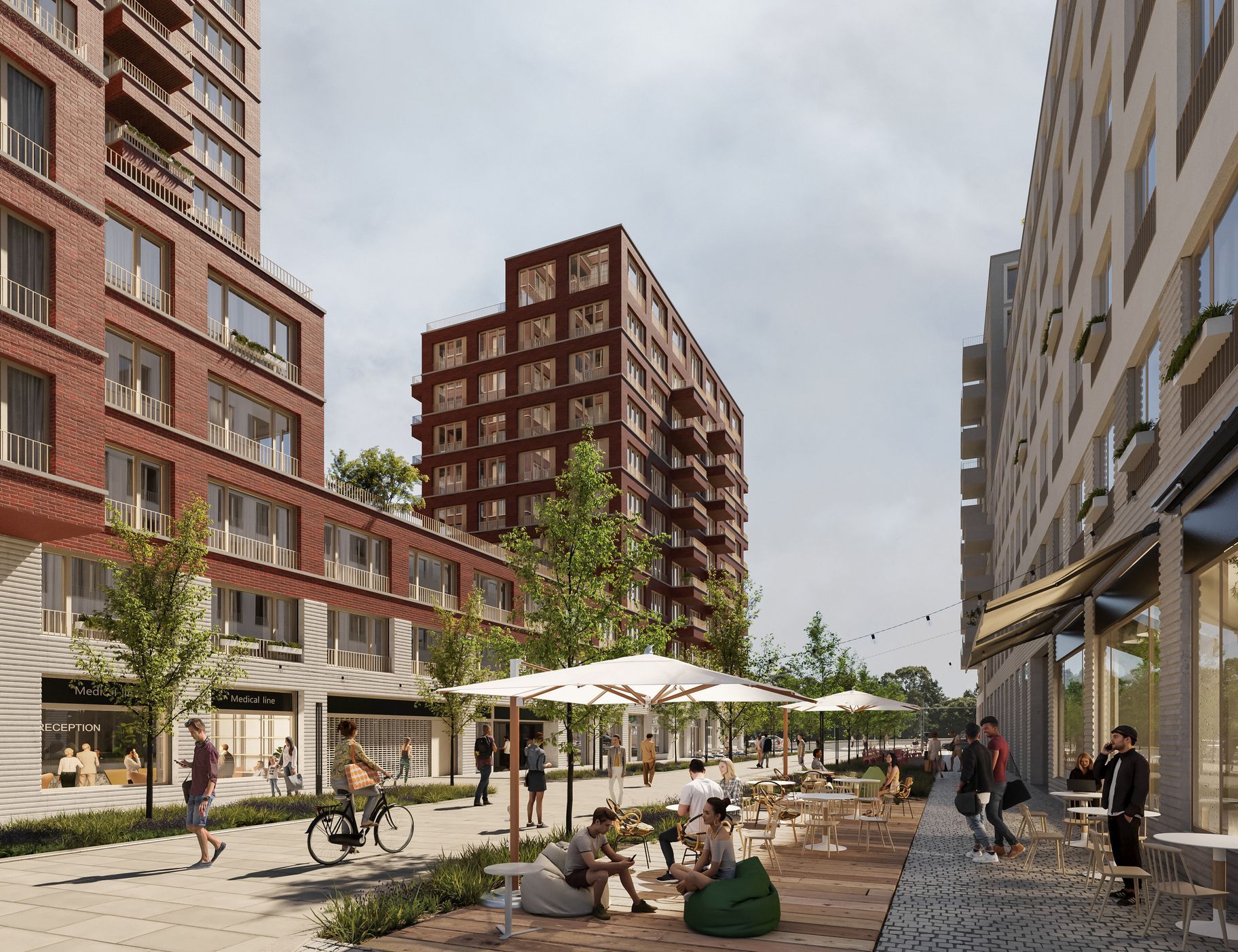 brixx, brno, komplex, byty, bydlení, práce