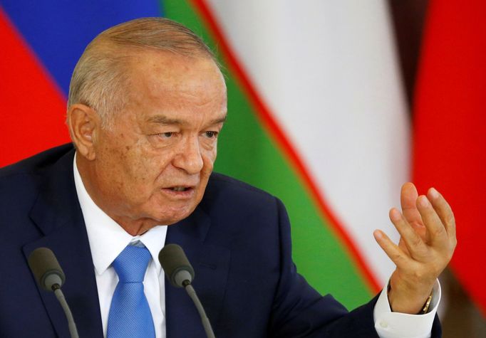 Uzbecký prezident Islam Karimov na snímku z dubna 2016.