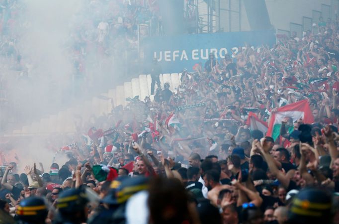 Euro 2016, Maďarsko-Island: fanoušci Maďarska