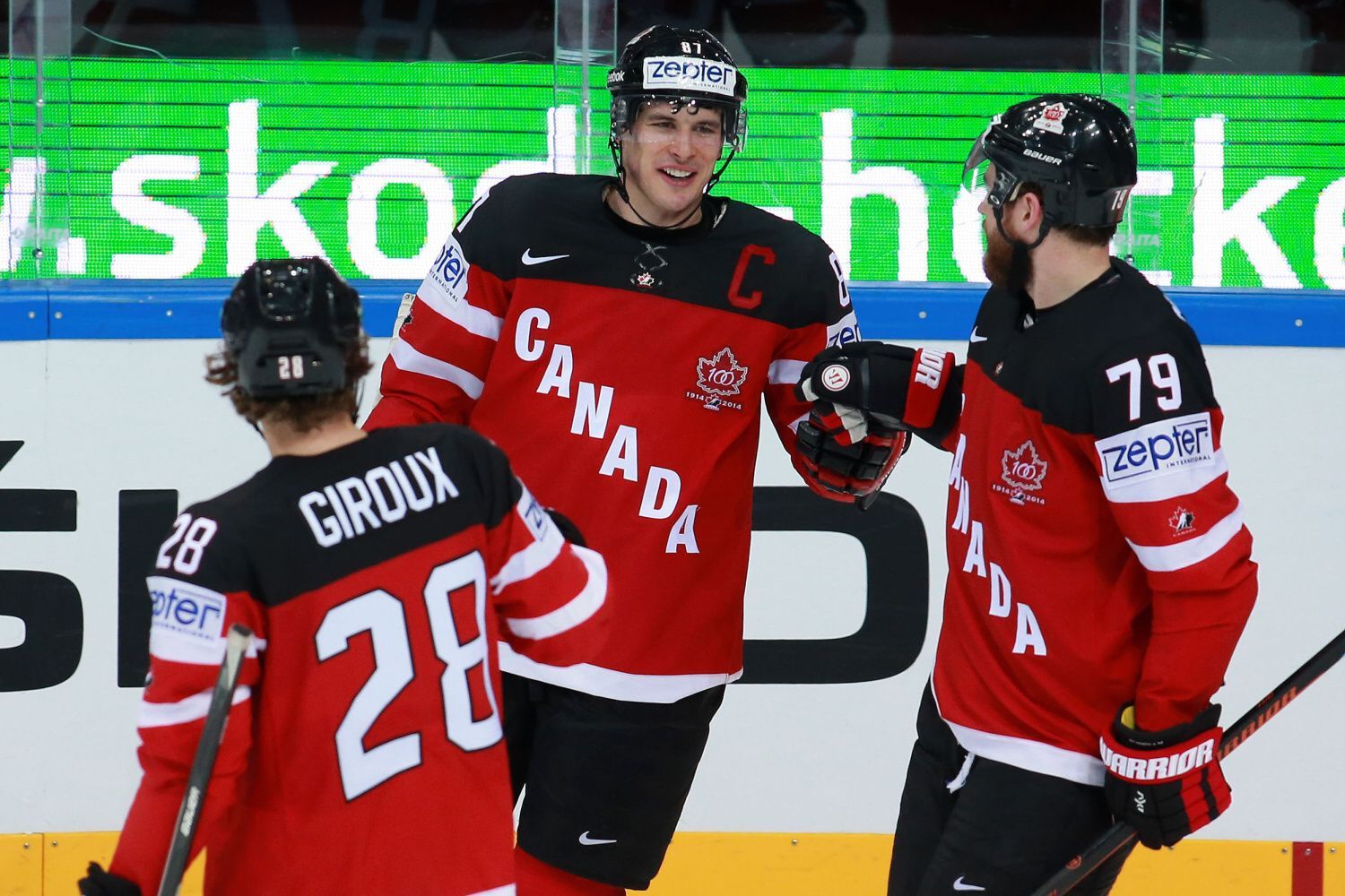 MS 2015: Česko - Kanada: Claude Giroux (28), Sidney Crosby a Ryan O'Reilly (79)