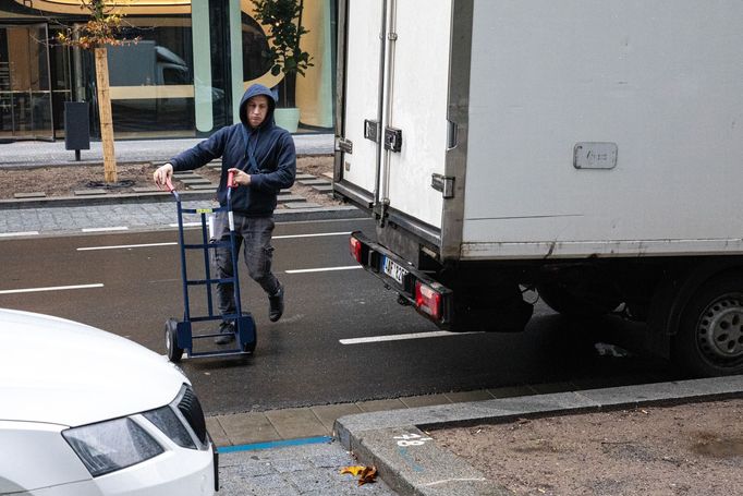 Masaryčka a nová ulice Na Florenci a problémy s dopravou a parkováním.