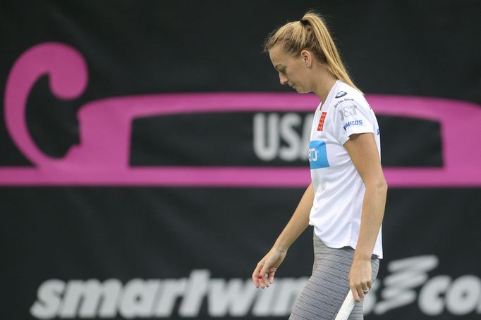 Petra Kvitová před finále Fed Cupu 2018