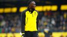 Usain Bolt trénuje s fotbalisty Borussie Dortmund.