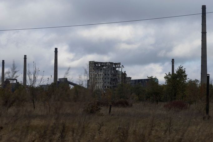 Avdijivka nedaleko Doněcku. Město, na které ze tří stran útočí ruští okupanti.