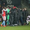 Slávisté slaví postup v odvetě osmifinále Evropské ligy Slavia Praha - FC Sevilla