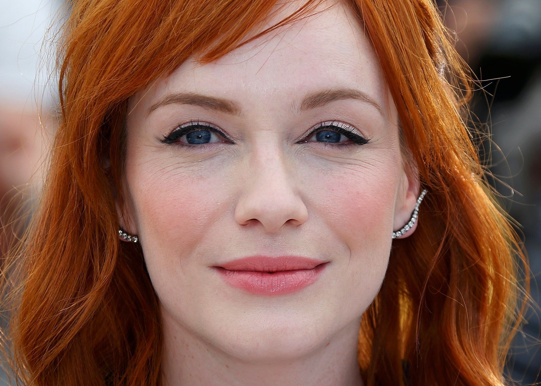 Cast member Christina Hendricks poses during a photocall for the film &quot;Lost River&quot; in competition for the category &quot;Un Certain Regard&quot; at the 67th Cannes Film Festival in Cannes