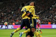 Arsenal ukončil mizérii. Na hřišti West Hamu rozhodly tři góly za devět minut
