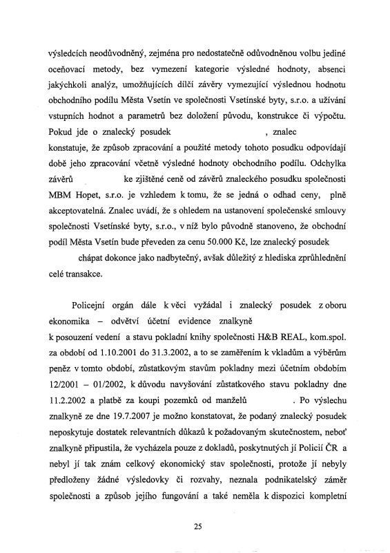 Usneseni o zastavení trestního stíhání - strana 25