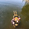 Vodní zachránaři na přehradě Slapy