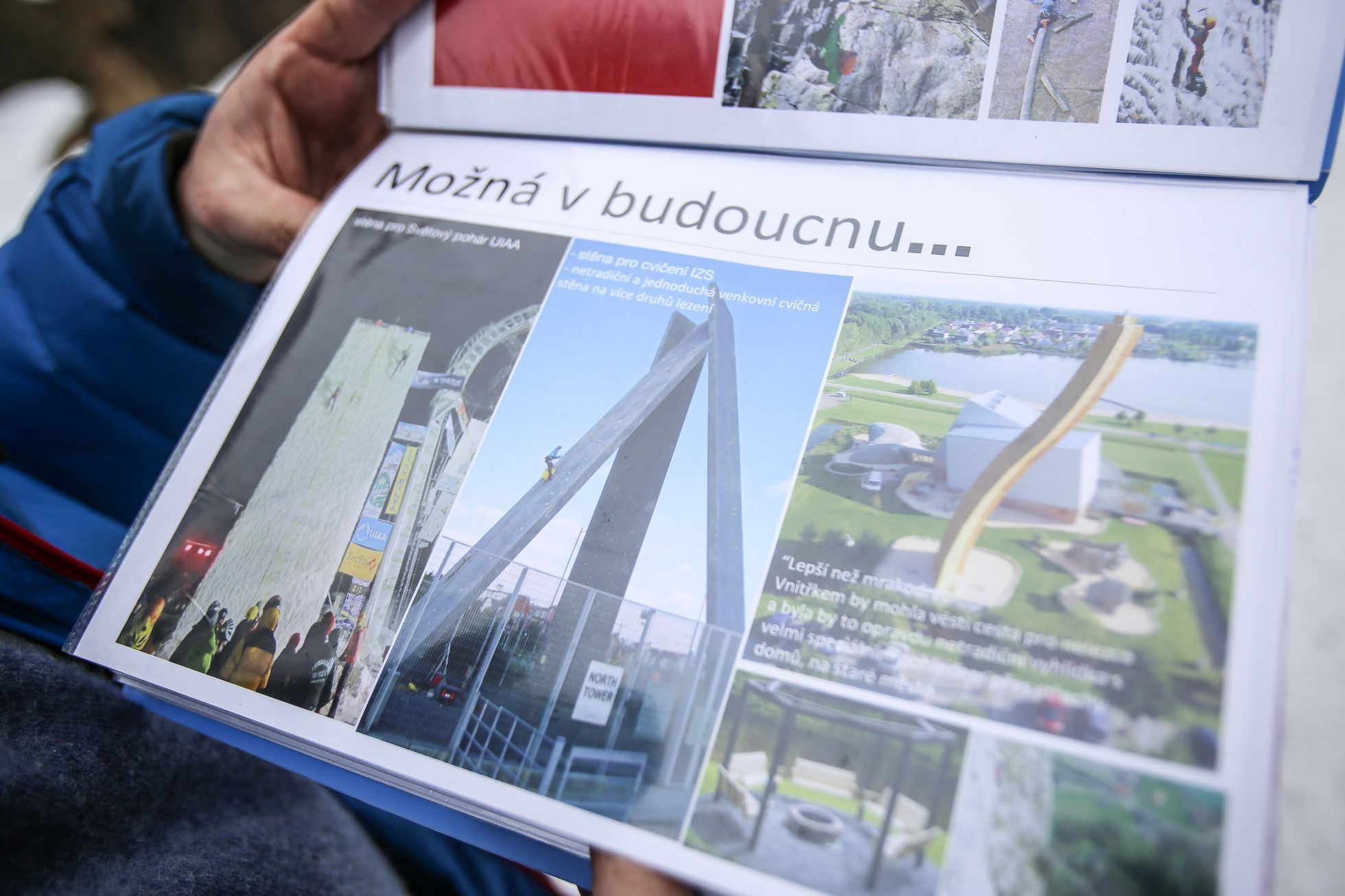 Umělá ledová stěna v Liberci