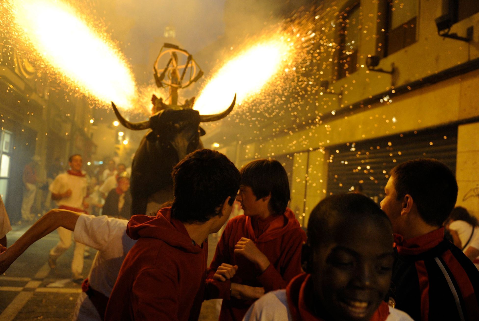 Pamplona: běh býků