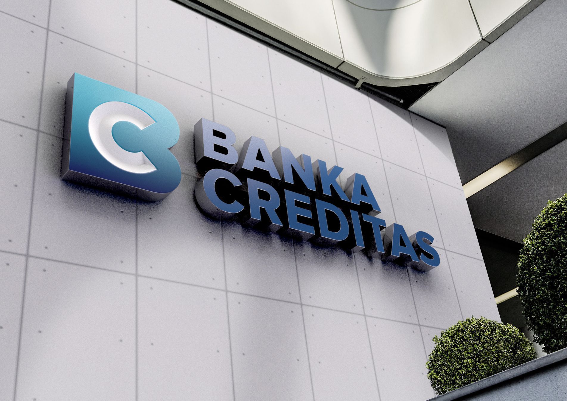Banka Creditas, vizualizace, nová pobočka