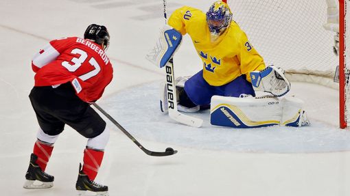 Kanada-Švédsko, finále: Patrice Bergeron - Henrik Lundqvist