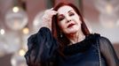 Priscilla Presley na benátském festivalu.