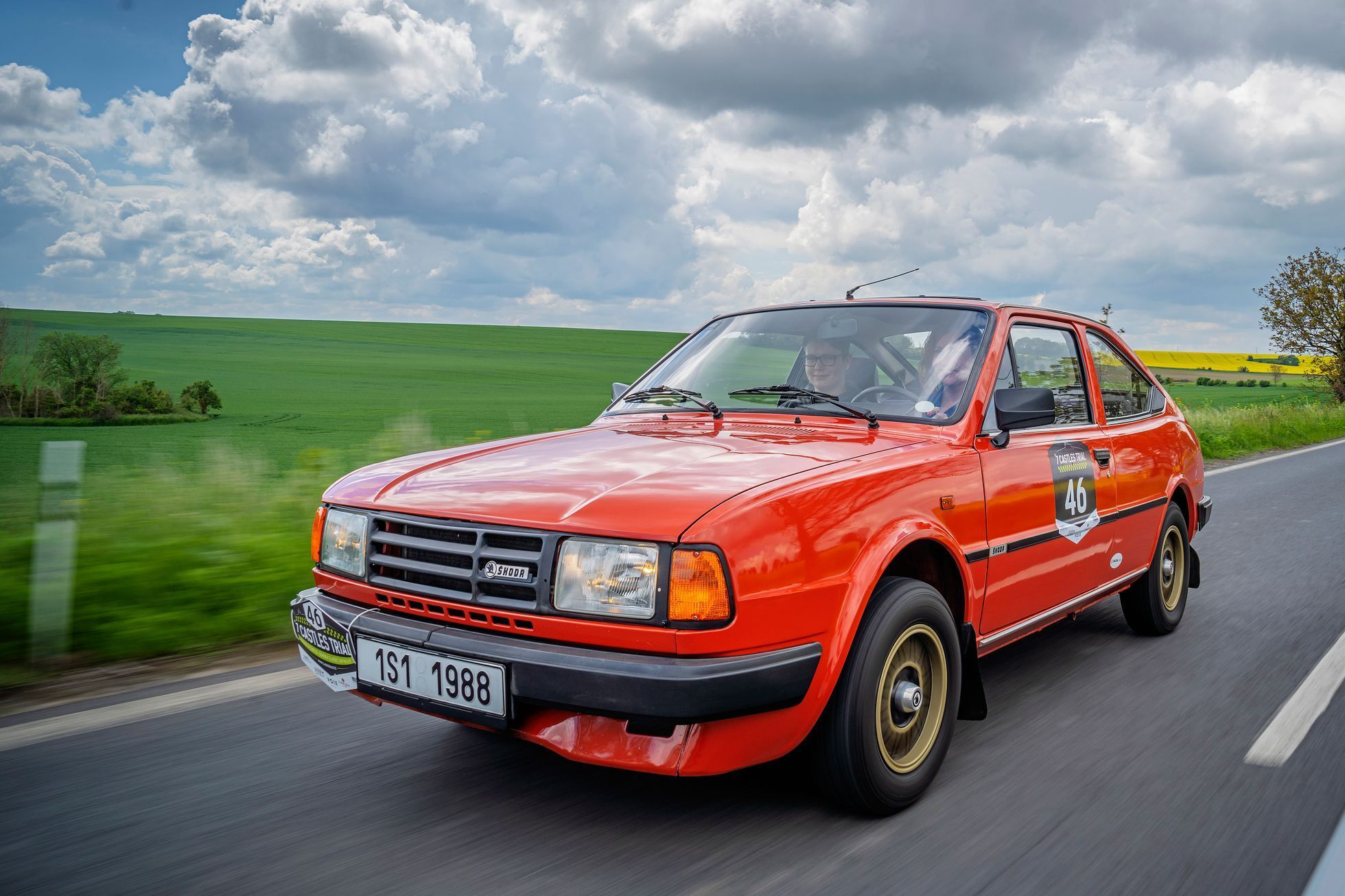 7Castles trial 2021 setinová veteran rallye