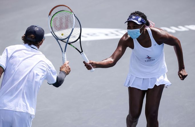 Tennis - 2020 World TeamTennis - The Greenbrier, White Sulphur Springs, West Virginia, United States - July 28, 2020. Picture taken July 28, 2020  Washington Kastles' Ven