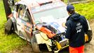 Havárie Andrease Mikkelsena ve Středoevropské rallye 2024