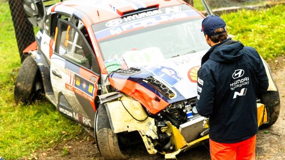 Havárie Andrease Mikkelsena ve Středoevropské rallye 2024