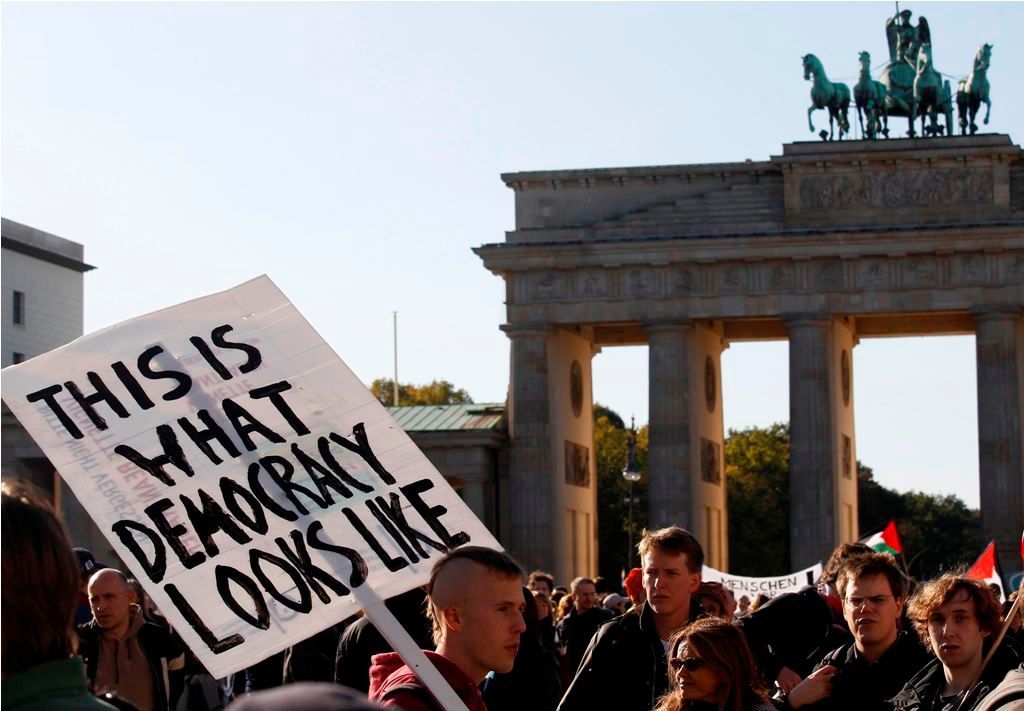 Celosvětové protesty proti finanční politice