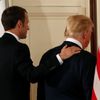 Emmanuel Macron na návštěvě u Donalda Trumpa v Bílém domě