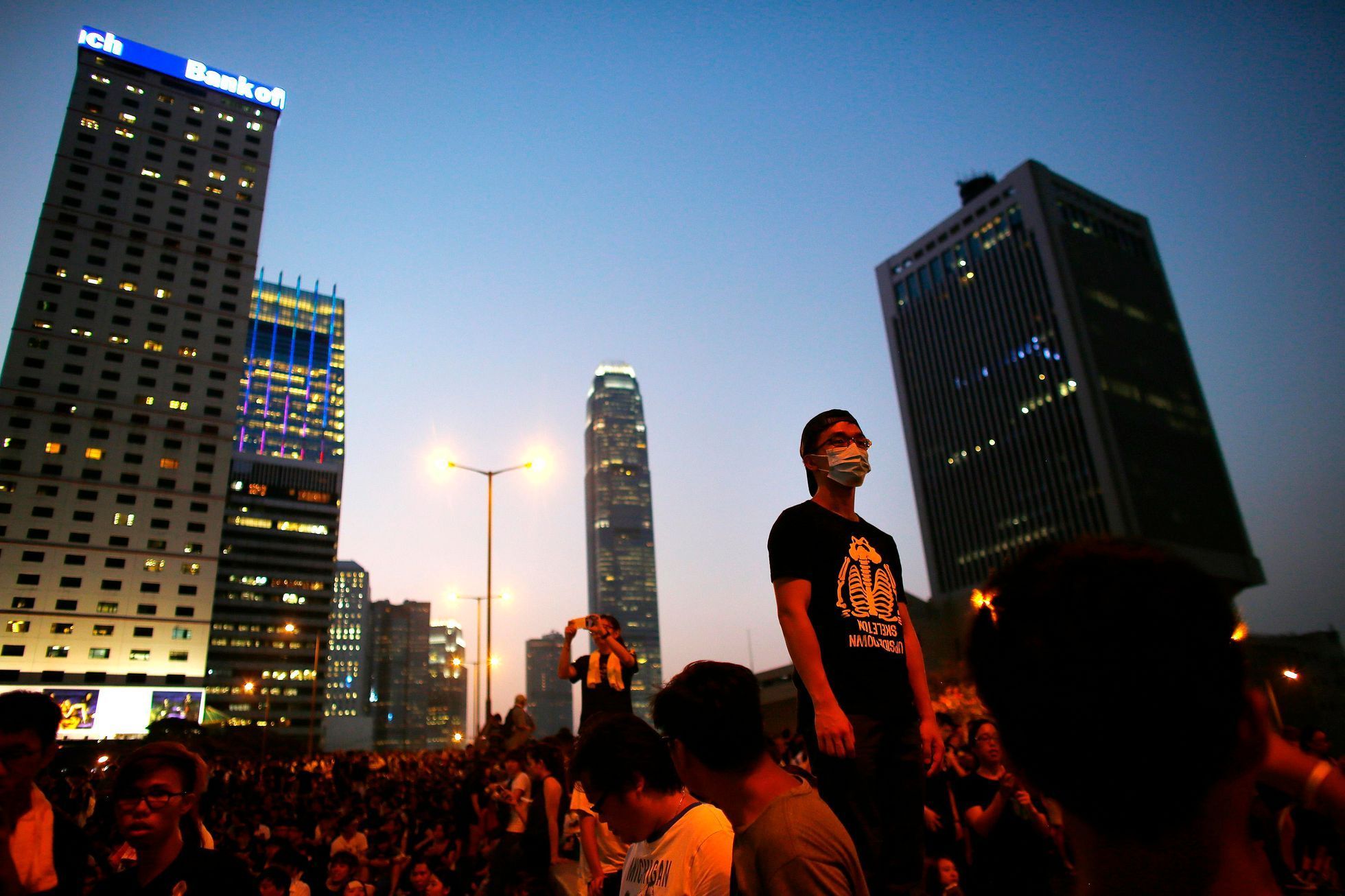 Protesty v Hongkongu