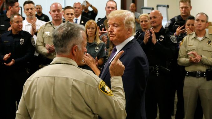 Americký prezident Donald Trump při návštěvě Las Vegas.