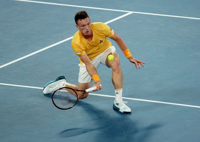 Jiří Lehečka ve čtvrtfinále Australian Open 2023