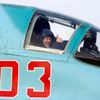 Dmitrij Medveděv jako pilot bombardéru