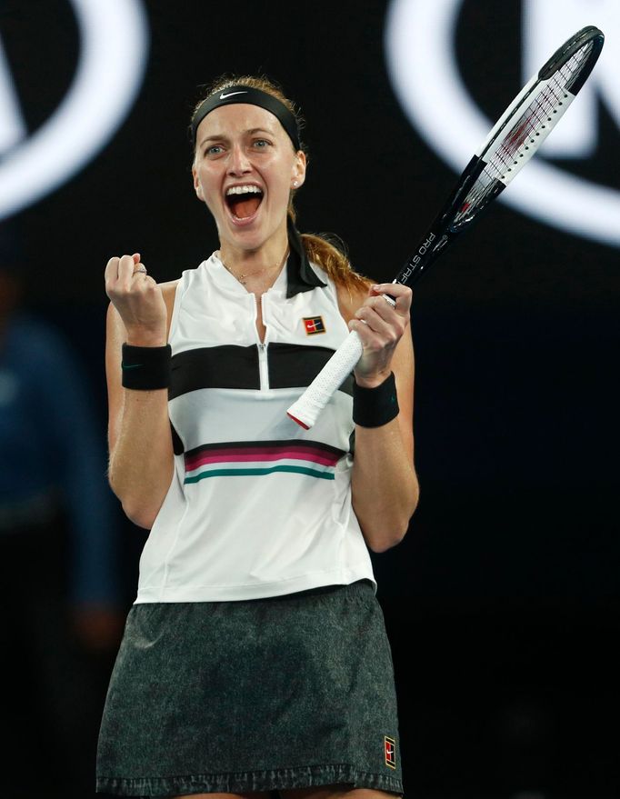 Petra Kvitová ve čtvrtfinále Australian Open 2019