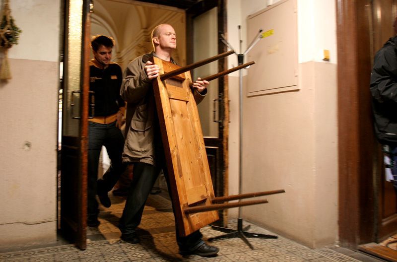 Natáčení filmu Děti noci na Žižkově