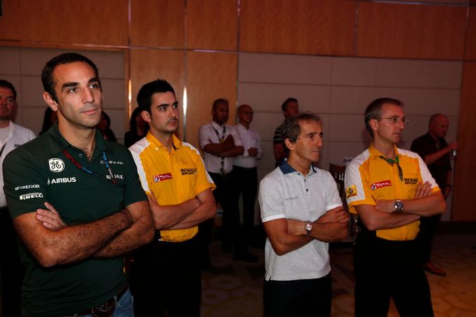 Formule 1, VC Singapuru 2013: Alain Prost (druhý zprava)