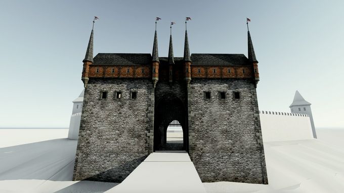 Podívejte se, jak vypadala původní brána Špička na Vyšehradě